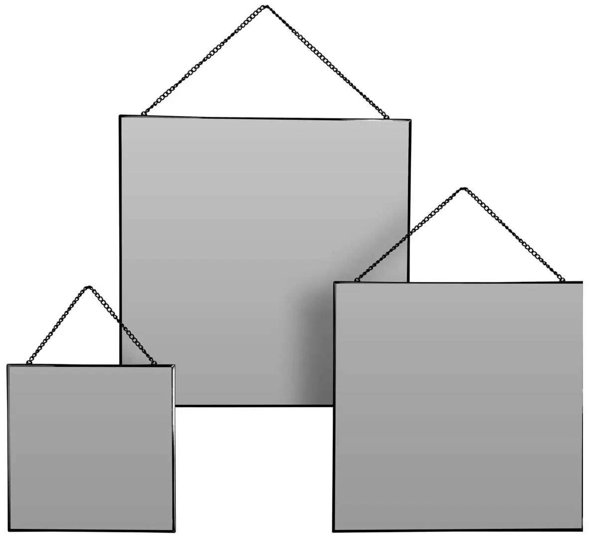 Набор зеркал H&S 51033 (Black)