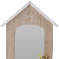 Oglinda de masa Excellent Houseware Home 50596 (Wood/White) Thumb