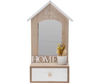 Oglinda de masa NVT Home 50596 (Wood/White)