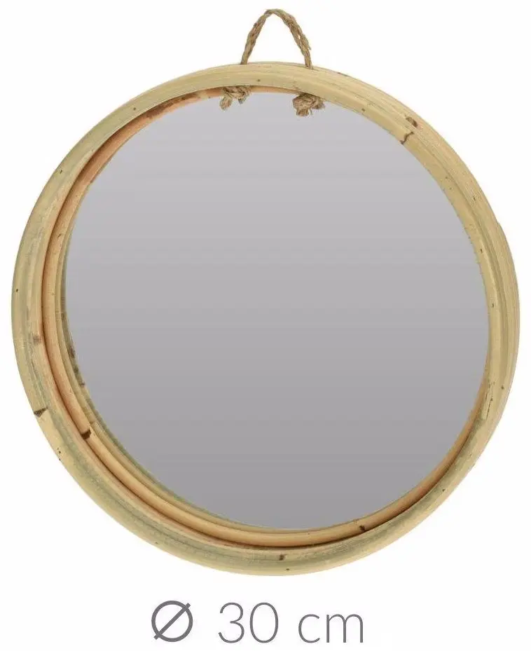 Зеркало H&S 46807 30см (Bamboo)