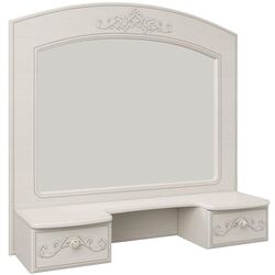 Oglinda cu raft Олмеко Karolina (Woodline Cream/Sandal Light)