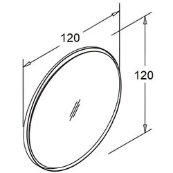 Oglinda Orka TR4012 120 (Black) Thumb
