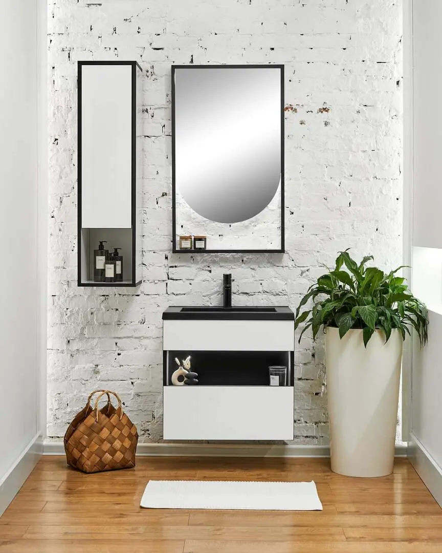 Oglinda Sanelit 107 Eclipse LED 600 (White/Black)