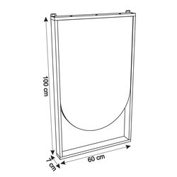 Oglinda Sanelit 107 Neo LED 600 (Graphite) Thumb