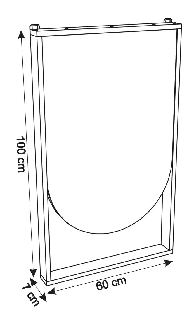 Oglinda Sanelit 107 Neo LED 600 (Graphite)