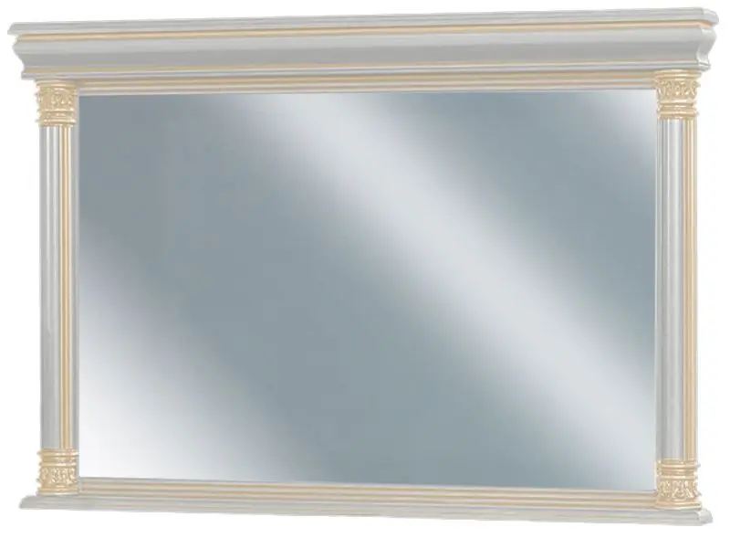 Oglinda Skay Amanda (White/Gold)