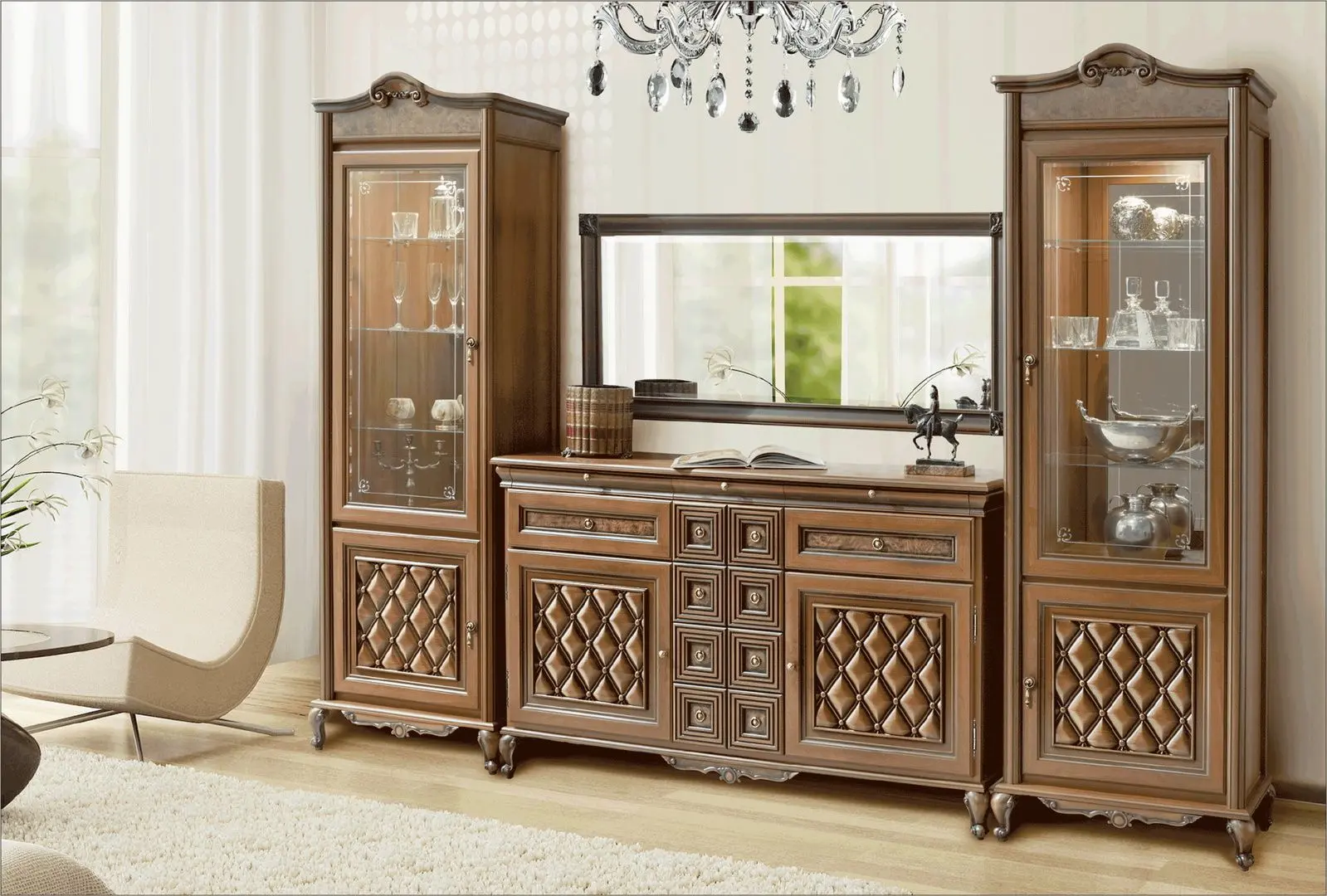 Oglinda Skay Novita 1.67 (Caravaggio Nut/Italian Nut) - 2