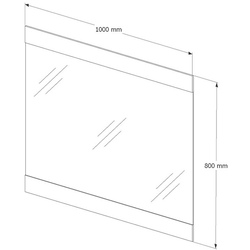 Oglinda Supraten Aquitania 100 (White) Thumb