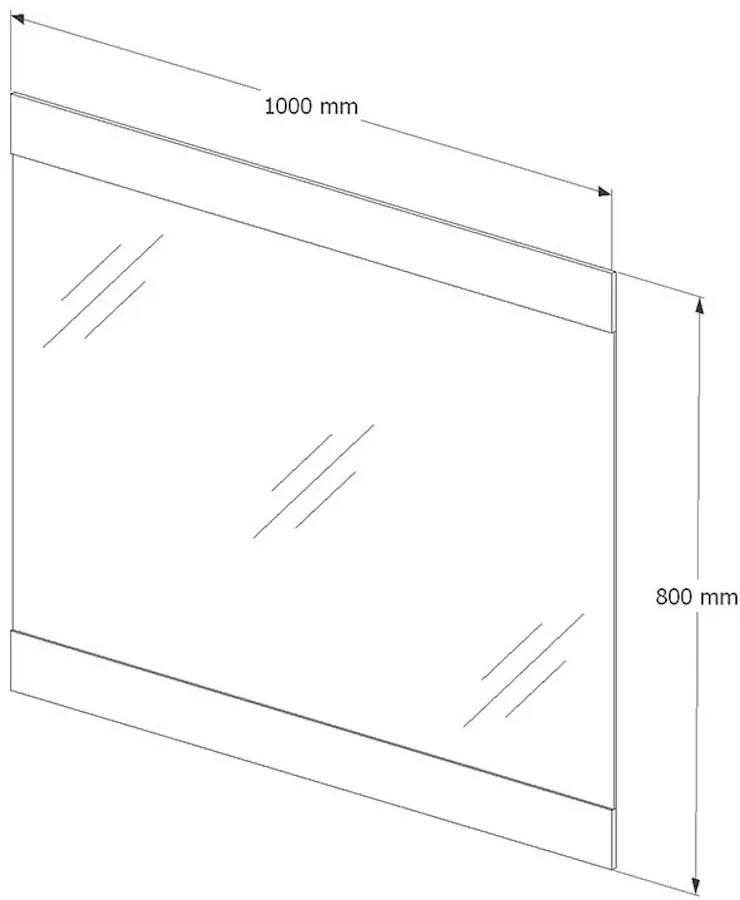 Oglinda Supraten Aquitania 100 (White)