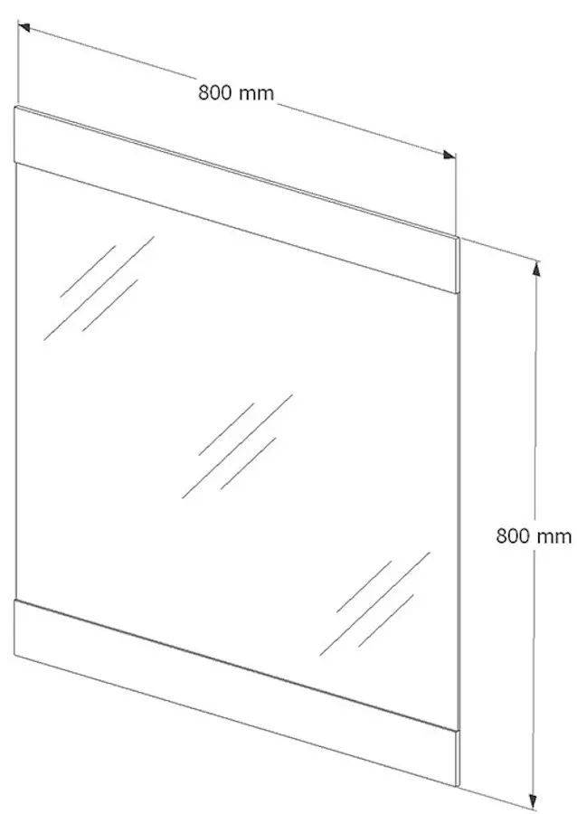 Oglinda Supraten Aquitania 80 (White)