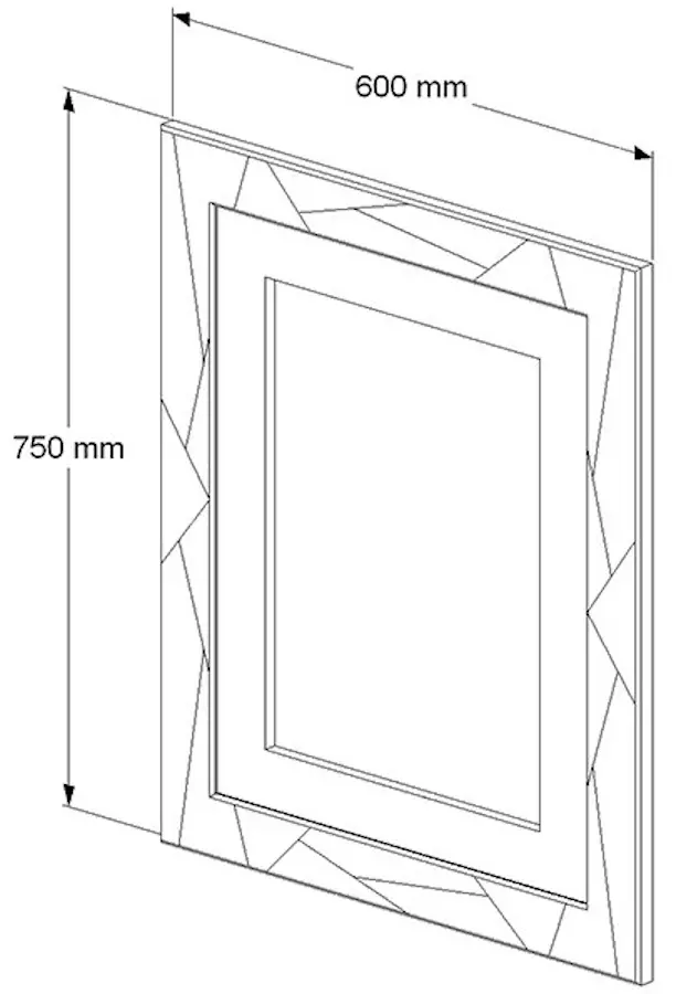 Oglinda Supraten Corsica 60 (White)