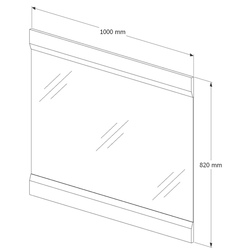 Oglinda Supraten Modern 100 (Beige) Thumb