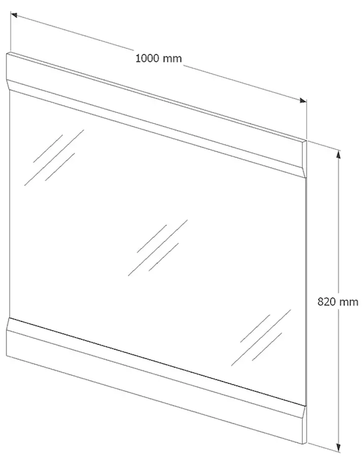 Oglinda Supraten Modern 100 (Beige)