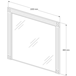 Oglinda Supraten Napoleon 100 (White/Silver) Thumb