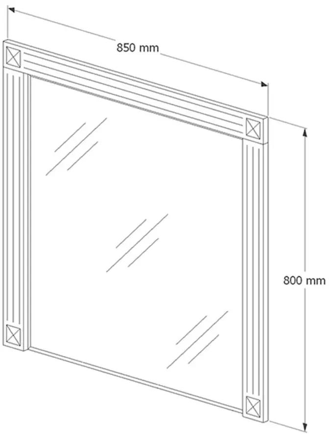 Oglinda Supraten Napoleon 85 (White/Silver)