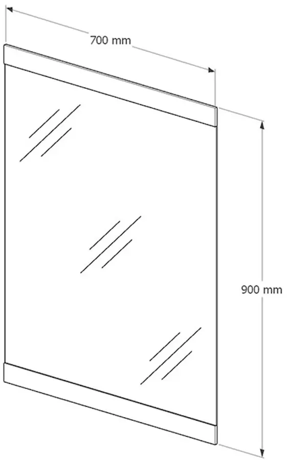 Oglinda Supraten Picardie 70 (White)