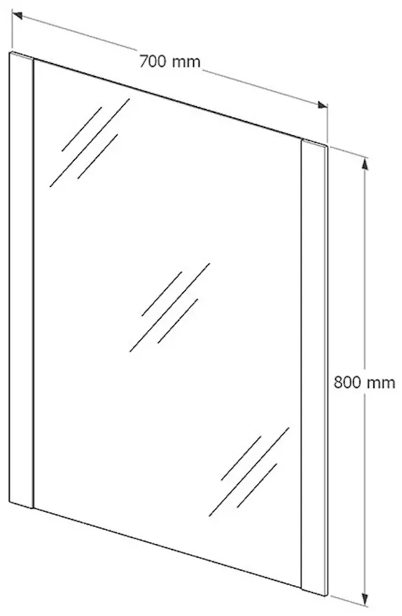 Зеркало Supraten Santi 70 (Grey)