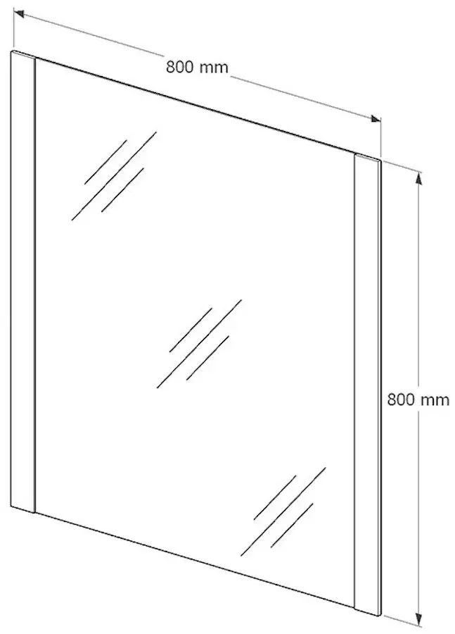 Зеркало Supraten Santi 80 (Grey)