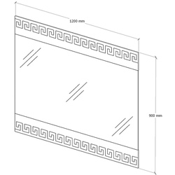 Oglinda Supraten Versailles 120 (White) Thumb