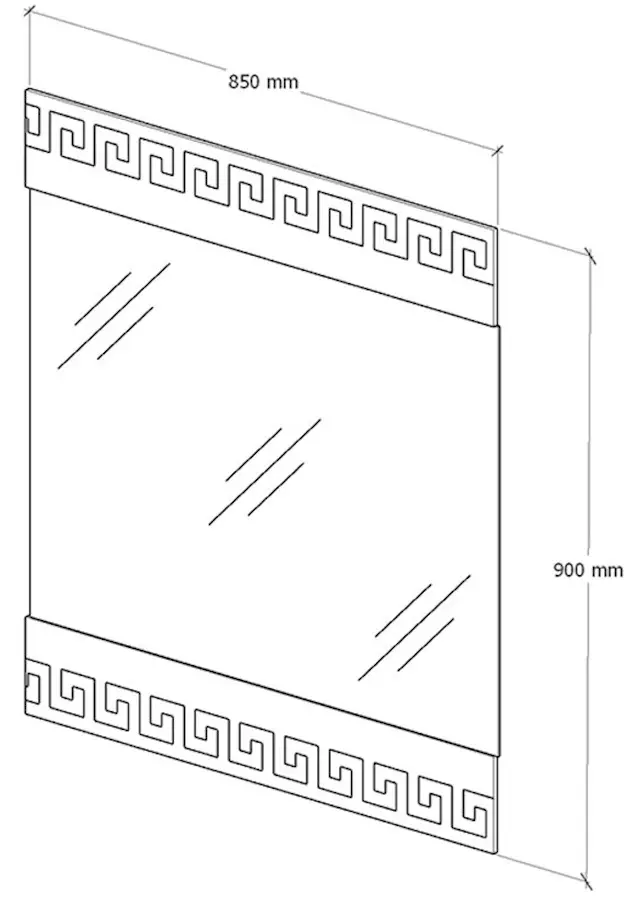 Oglinda Supraten Versailles 85 (White)