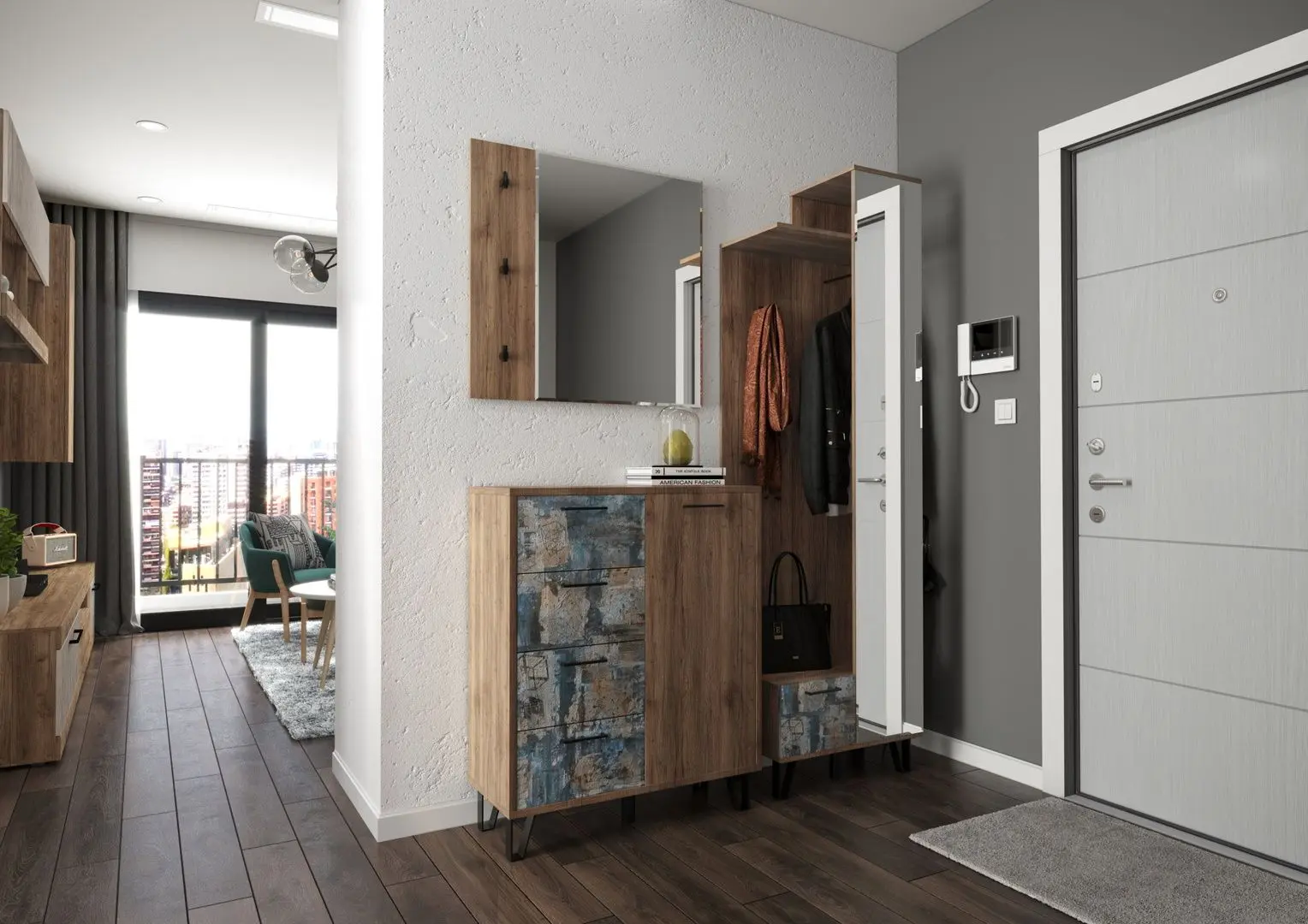 Зеркало SV-mebel Колибри (Дуб Делано) - 3