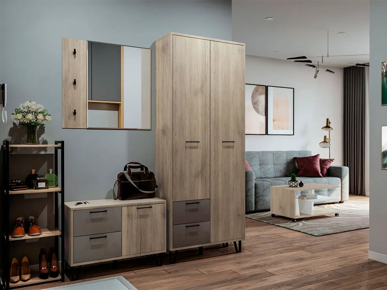 Oglinda SV-mebel Kolibri (Hickory Light) - 2