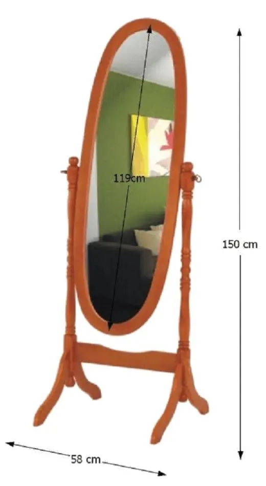 Oglinda Tempo Kondela 20124 (Cherry) - 2