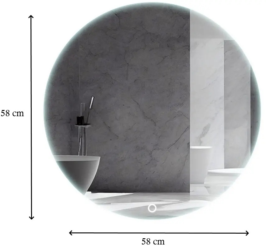 Зеркало Uniplast LED 6000К LM-207.5858