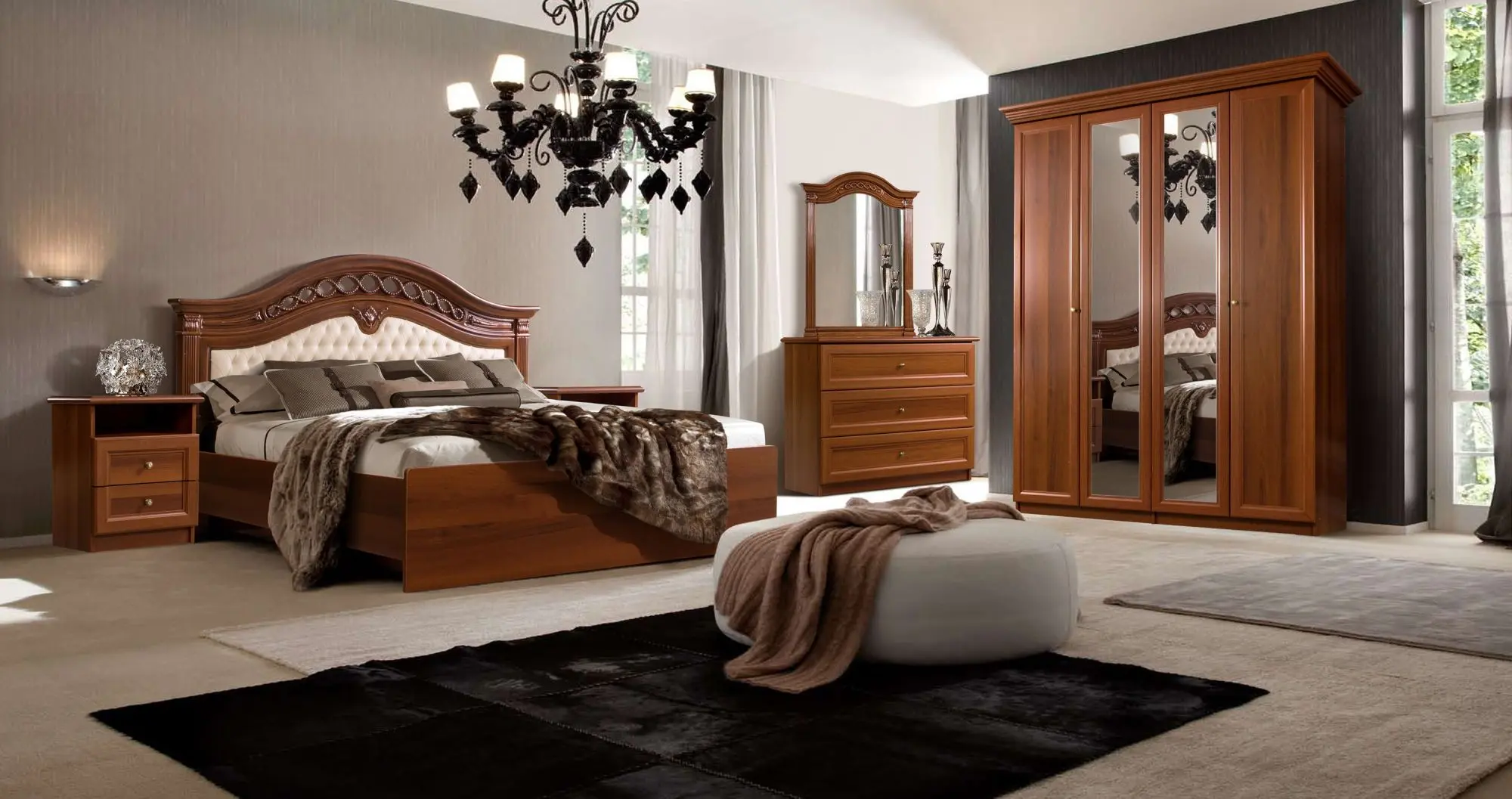 Oglinda Ярцево Evropa-7 D7/01 (Italian Walnut)