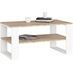 Masa pentru reviste Akord Alex 92cm (Sonoma Oak/White) Thumb