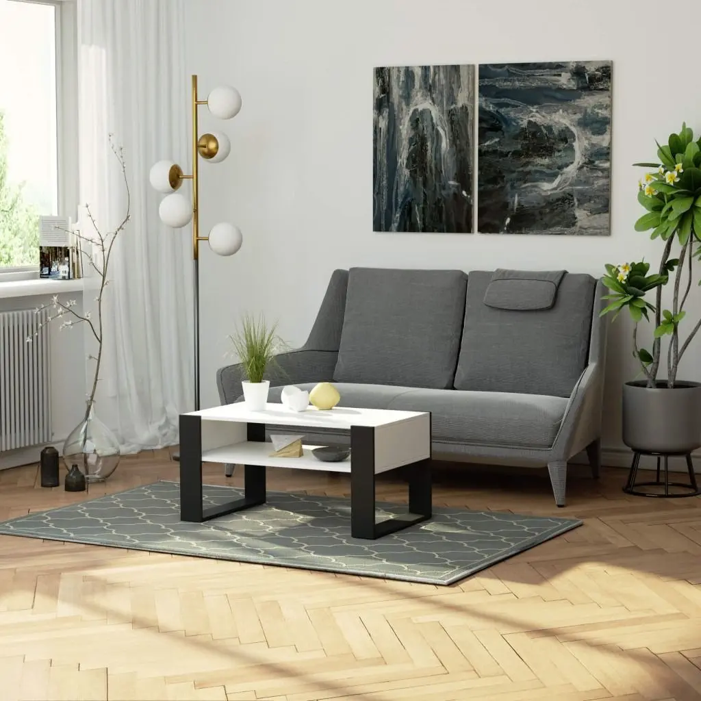 Masa pentru reviste Akord Domi 92 (White/Black)