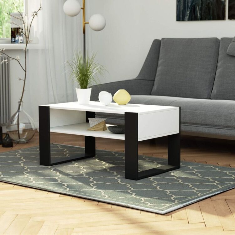 Masa pentru reviste Akord Domi 92 (White/Black)