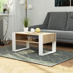 Masa pentru reviste Akord Domi 92 (Sonoma Oak/White)