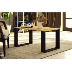 Masa pentru reviste Akord Nox (Artisan Oak/Black)