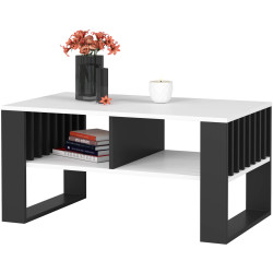 Masa pentru reviste Akord Rockford 92cm (White/Black) Thumb