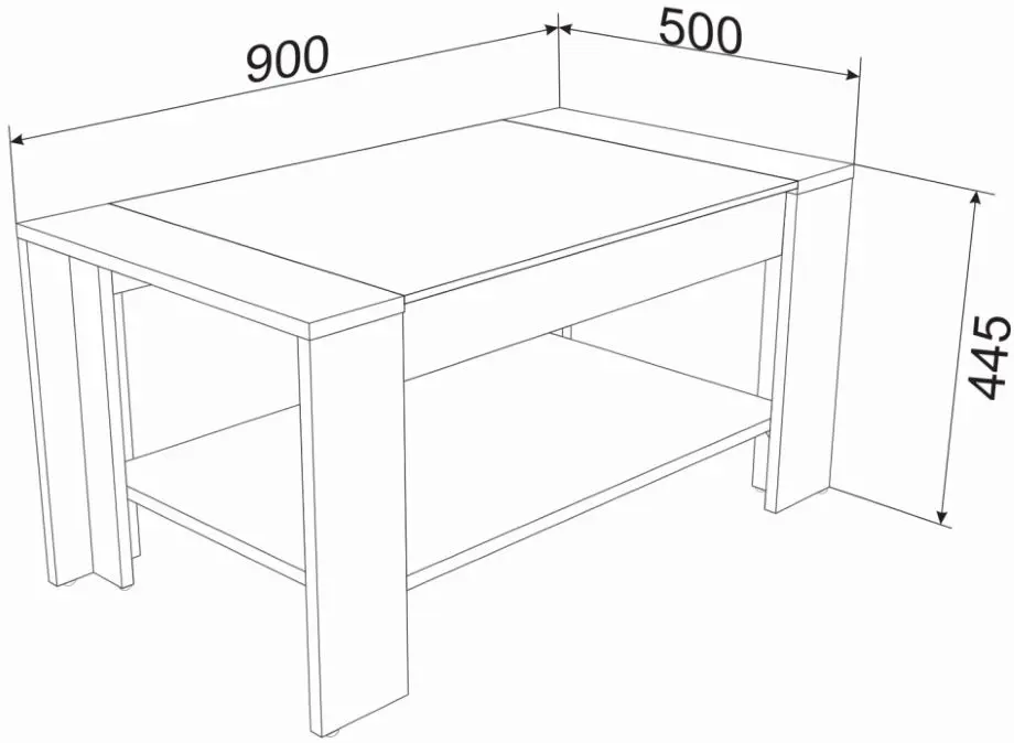 Журнальный столик Ambianta Oscar