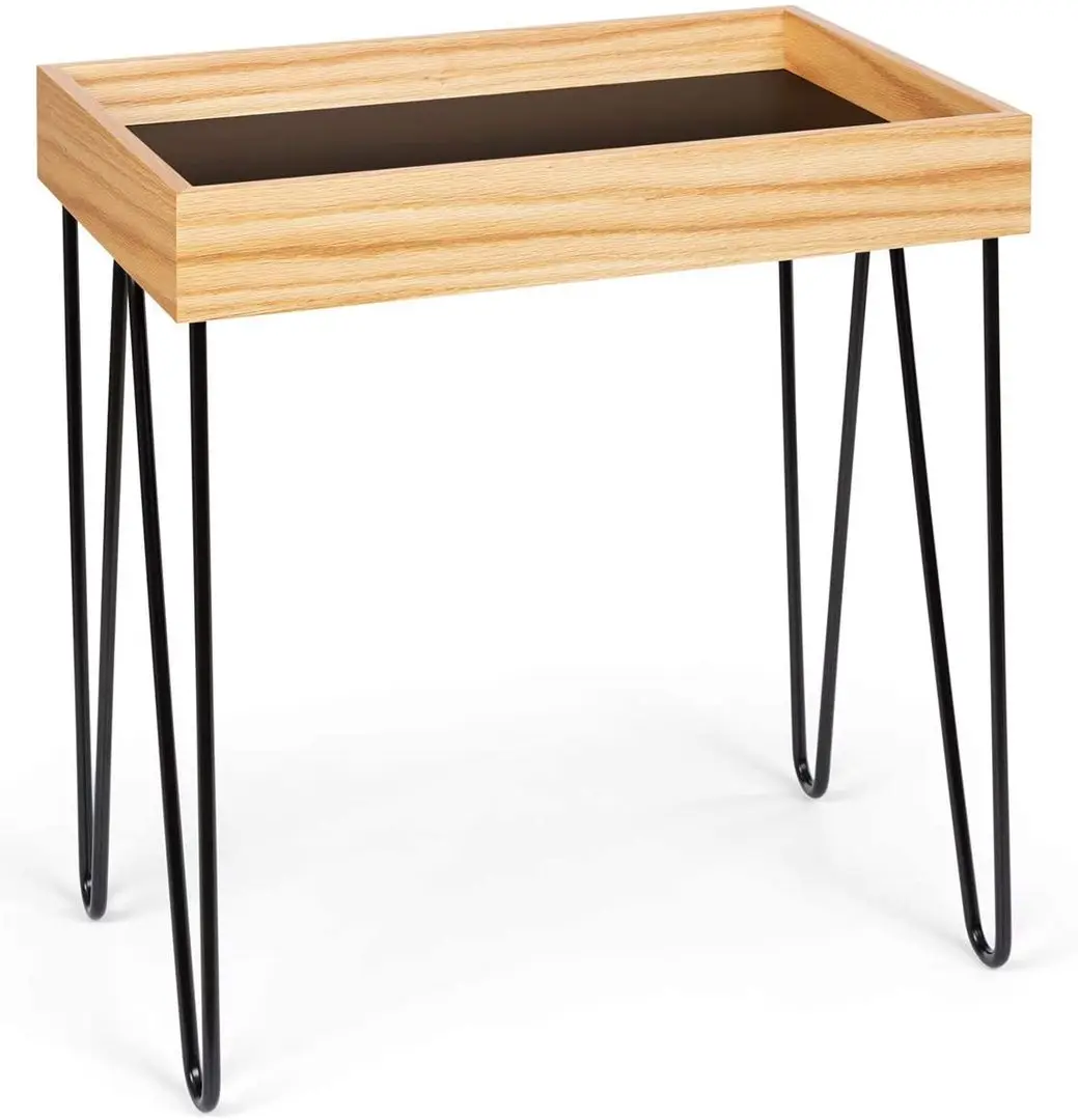 Masa pentru reviste Besoa Little Lyon (Black/Wood)