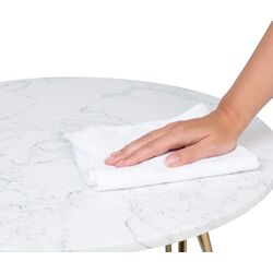 Журнальный столик Besoa Round Pearl (White/Golden) Thumb