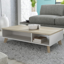 Журнальный столик Cama Lotta 110 (White/Sonoma Oak)