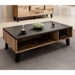 Журнальный столик Cama Lotta 110 (Wotan Oak/Black)