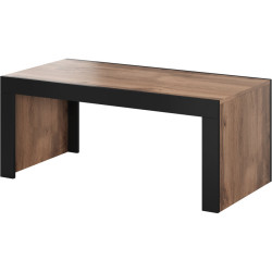 Masuta cafea Cama Mila 120 (Wotan Oak/Black) Thumb