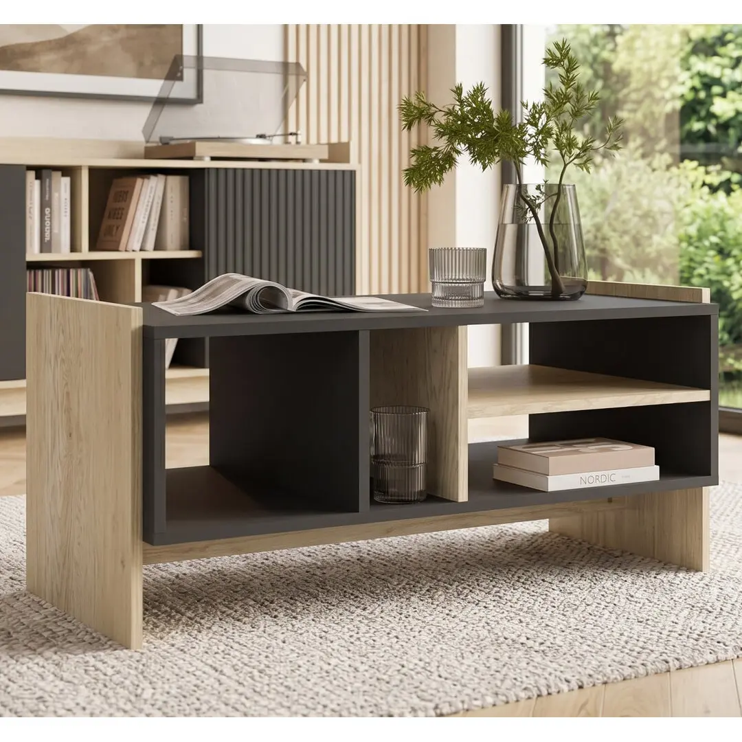 Журнальный столик Cama Porto (Black/Cremona Oak)