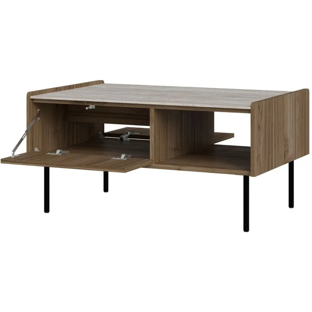 Журнальный столик Cama Royal (Walnut Royal/Travertine) - 4