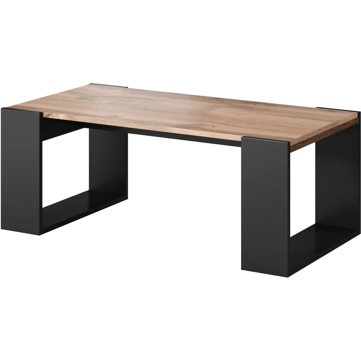 Masuta cafea Cama Wood II (Wotan Oak/Anthracite) - 2