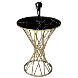 Набор журнальных столиков Casa Moora IDRMS23 (Black Marble/Gold) Thumb
