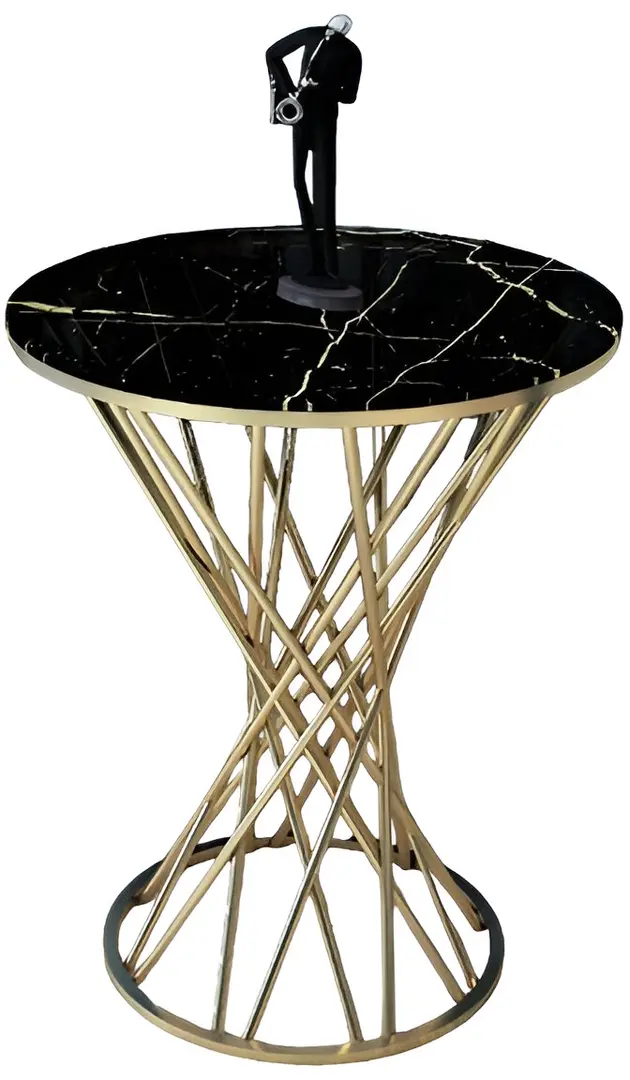 Набор журнальных столиков Casa Moora IDRMS23 (Black Marble/Gold)