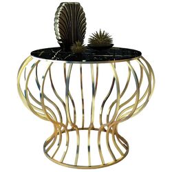 Журнальный столик Casa Moora ID03 (Black Marble/Gold) Thumb