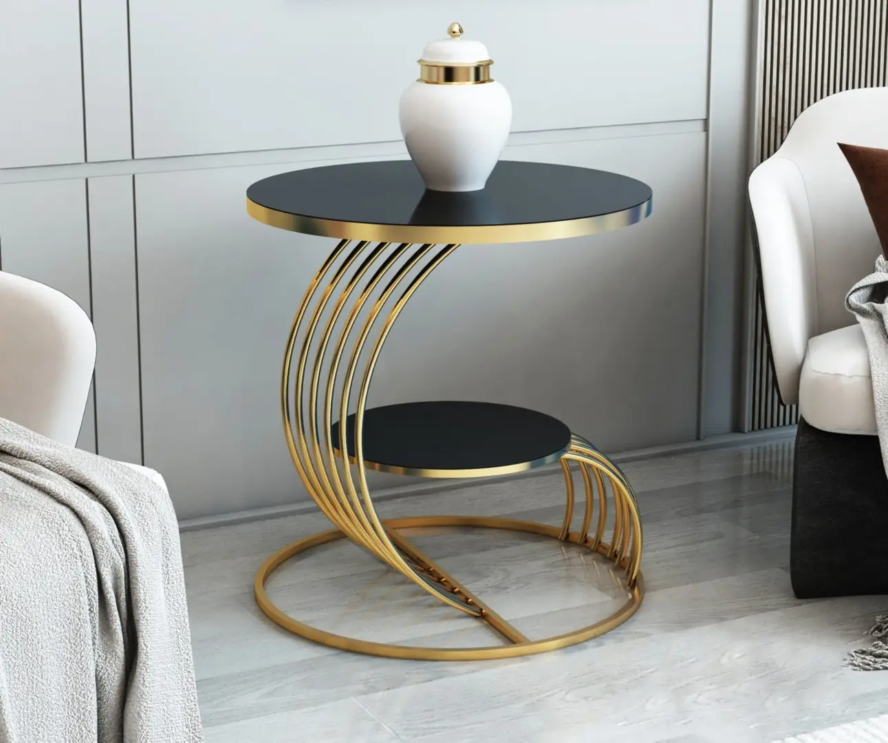 Журнальный столик Casa Moora IDR15 (Gold/Black)