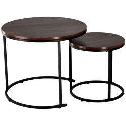 Set masute pentru reviste Chomik FAT1473 (Brown/Black) Thumb