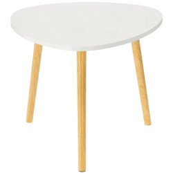 Set mese pentru reviste Halmar Chomik FAT2275 2pcs (White/Natural) Thumb